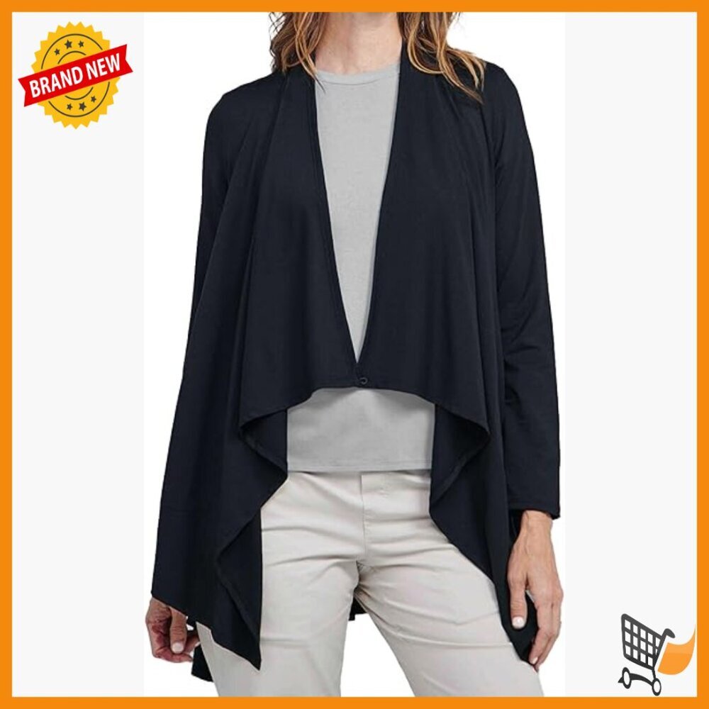 Lightweight Cardigan with 6 Hidden Pockets for Travel & Security